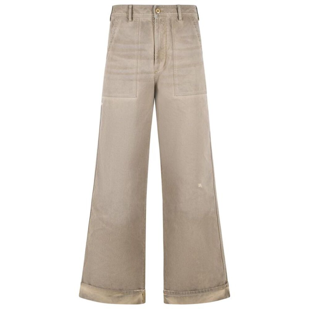 Acne Studios Beige Cotton Jeans Men